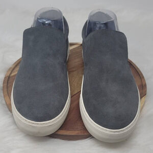 J Slides Platform Suede Gray Casual Walking Daily Sneakers Loafers Womens 9
